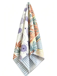 Sand Resistant Quick Dry Microfiber Beach Towel Custom Size Outdoor Hiking Beach Towel Bulk