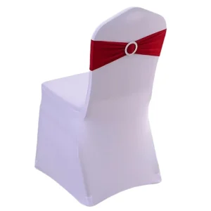 Sashes Bow Spandex Chair Bands Wedding Decorations Chair Sashes Bow and Chair Cover