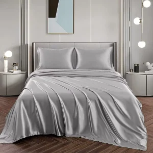 Satin Sheet Sets Bedding Luxury Bedding Set Silky Soft Satin Bedding Sheet Set Satin Bedding Set