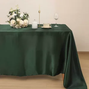 Satin Tablecloth, Solid Color, for Party, Dining, Outdoor, Wedding, Banquet, Restaurant, Hotel