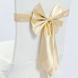 Satin Wedding Chair Sash Decorative