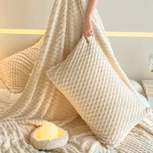 Scarab Polyester Jacquard Blanket Double Layer Blanket for Home