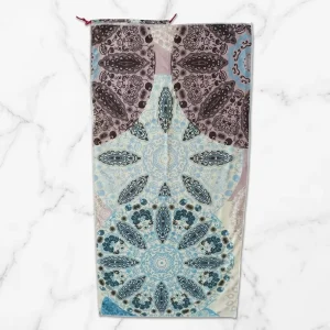 Scenic Print Polyester and Polyamide Beach Towel Customization Eco-Friendly Sand Free Quick Dry Lightweight for Summer Use