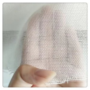 Scrim Backing Greige Fabric Composite Mesh Materials for Commercial Wallcoverings