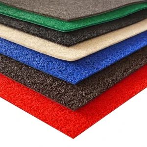 Security PVC Rubber Soft Coil Carpet Vinyl Floor Mat Carpet Roll with Foam Backing