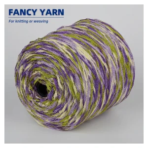 Segment Dyeing Figure eight Fancy Yarn for Unique Knitting & Fashion Design Gold Supplier