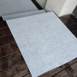 Self Adhesive Carpet Floor Protection With Film 160gsm