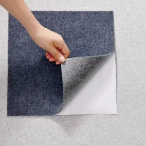 Self Adhesive Carpet Floor Tile Anti Slip Reusable Squares Soft Padded Carpet Tiles for Kitchen Bedrooms Indoor Outdoor