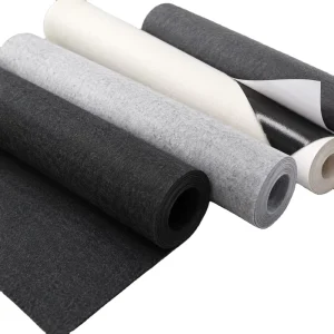 Self Adhesive Felt Roll Adhesive Backed Felt Sheet Industrial Felt Fabric Anti Slip Floor Protection Mat