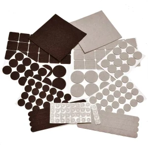 Self Adhesive Furniture Leg Felt Pads Anti Slip Chair Table Mats Anti Scratch Floor Protection DIY Cutting