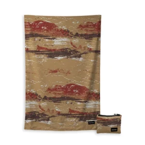 Self Packing Beach Towel Own Pocket Quick Dry Microfiber Hidden Zipper Sand Free Ultralight Super Absorbent All Season