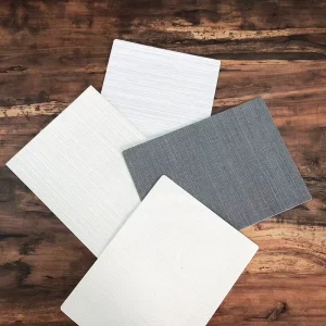 Self adhesive Textile Pattern PVC Wall Paper Eco-friendly Mould Proof Wear Resistant Anti-slip 3D Peel Home Modern Living Room
