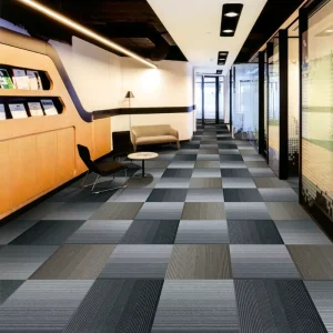 Selfadesive Carpet Tiles Belgium Tufted Hallway Printed Carpet Tiles for Printed Commercial Carpet Tile