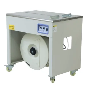 Semi Automatic Manual Strapping Machine Motor for PP Strapping Band Textiles Cans Case Packaging Food Beverage Use