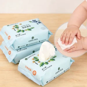 Sensitive Skin Care Wet Wipes Breathable Eco Friendly Biodegradable Plastic Free