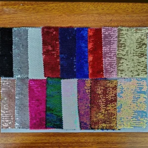 Sequin Fabric 3mm Horizontal Stripes Fish Scales Stacked Sequins for Cloth Bags Tablecloths Decorative Skirts