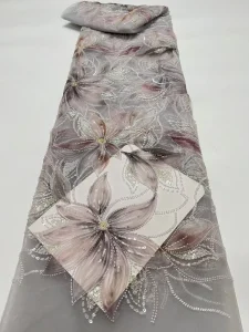 Sequin Lace Material 100% Polyester Glitter Shiny for Wedding Gowns Bridal Dresses Evening Party Dress