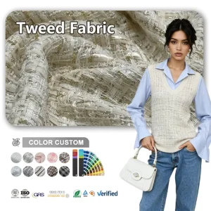 Sequined Polyester Fabric for Women’s Bags and Skirts