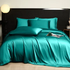 Set Sheets Bamboo Collection king Size Iced Bamboo Cooling Sheet Duvet Cover and Pillowcase Set
