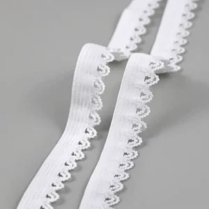 Sewing Underwear Picot Bud Edge Elastic Webbing Belt Lace Trim Elastic Tape Webbing for Clothes DIY