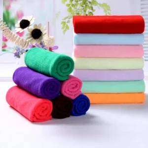 Shaohua Microfiber Car Wash Towel Eco-Friendly Polyester Quick-Dry Car Drying Towel Wash Cloth for Home & Car