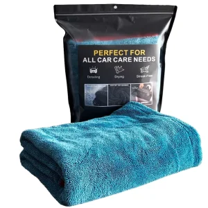 Shaohua Twisted Loop Microfiber Car Drying Towel Eco Friendly Car Wash Towel Super Absorbent Thickened Car Detailing Towels