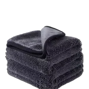 Shaohua Twisted Loop Microfiber Car Towel Eco Friendly Quick Dry Super Absorbent Car Wash Towel Multifunctional Car Cleaning