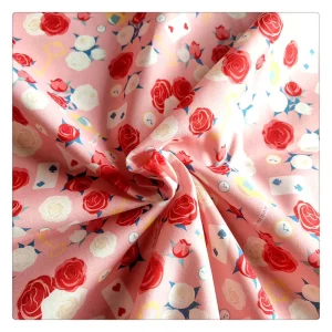 Shaoxing Factories All Kinds of Cotton Printed Fabric Custom Poplin Fabric for Craft and Bag Use