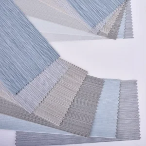 Shaoxing Factory Zebra Blind Day Night Horizontal Manual Polyester Zebra Blind Fabrics