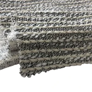 Shaoxing Textile 65% Polyester 35% Cotton Coarse Needle Sweater Manufacturer Knit Fabric Cotton Sweater Knit Fabric