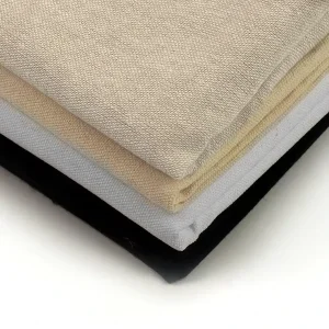 Shaoxing Textile Factory Customize Organic Material Woven 100% Cotton Duck Canvas Fabric for Shoes