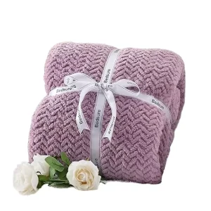 Sherpa Queen Size Blanket for Bed Fuzzy Soft Cozy Blanket Queen Size Fleece Thick Warm Blanket for All Seasons