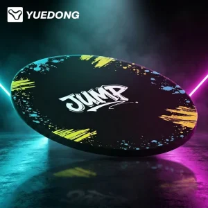 Shock Absorbent 3 Layer Skipping Mat Soundproof Jump Rope Mat Non Slip Natural Rubber Fitness Pad for Workout