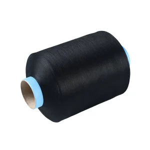 Shopkeepers Recommendation DTY Low Elasticity Twisted Bleached Chenille Polyester Yarn 150D for Warp Weft Ribbons Stock