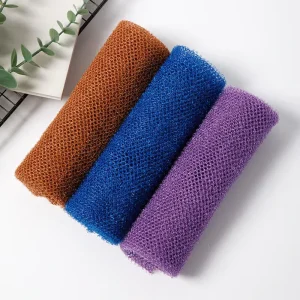 Shower Body Back Skin Scrubber Washcloth Towel Nylon Mesh Net African Net Sponge Exfoliating for Bath
