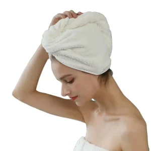 Shower Magic Microfiber Hair Quick Drying Towel Bath Wrap Quick Dry Hat Turban Dry Hair Bonnet