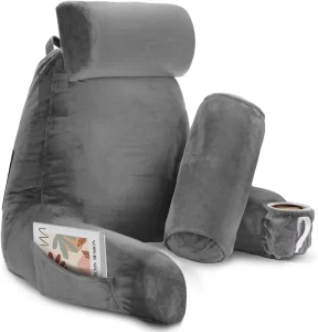 Shredded Memory Foam Couch Sitting up Backrest Reading Pillow