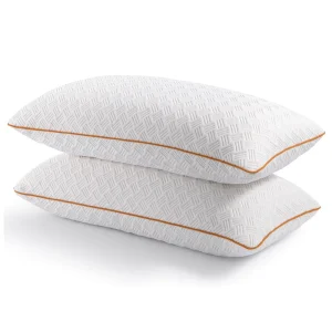 Shredded Memory Foam Washable Hypoallergenic Hotel Bed Pillows Filling Foam for Neck and Shoulder Pain Standard Size 48 * 74 cm