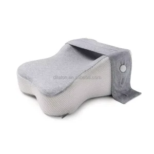 Side Sleeper Pillow Orthopedic Memory Foam Adjustable Strap Sciatica Relief Pain Pregnant Maternity Leg Pillow for Sleeping