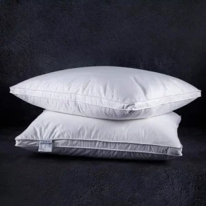 Side Sleeping Pillow for Bed Queen(20inx30in) White Goose Down Feather Bed Pillow Beauty Sleep100% Cotton Pillow Inner
