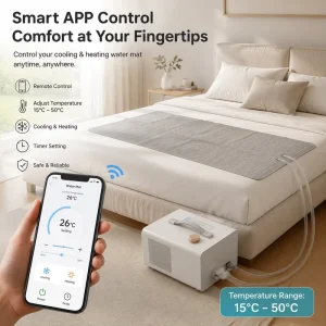 Silent Smart Water Circulation Heating Cooling Mattress Compressor Refrigeration Bed Mattress Pad Constant Temp
