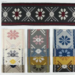 Silk Embroidery Fabric Lace Decoration for Home Textiles Curtains and Decorative Accessories