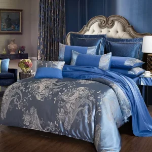 Silk Jacquard Luxury Comforter Set Duvet Cover Set Bedding Set