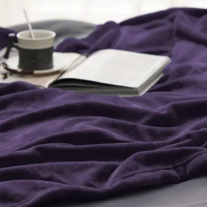 Silky Soft Flannel Blanket Superior Quality All Season Blanket Double Bed Flannel Lap Blanket