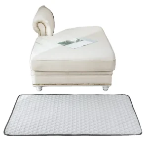 Silver Bamboo Conductive Earthing Mat Anti-Radiation Grounding Sheet with 4.5M Cable for Healthy Sleep