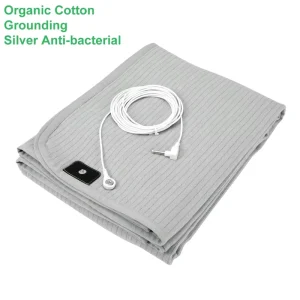 Silver Fiber Anti microbial Relieve Fatigue Softness Comfort Grounding Blanket for Autumn and Winter