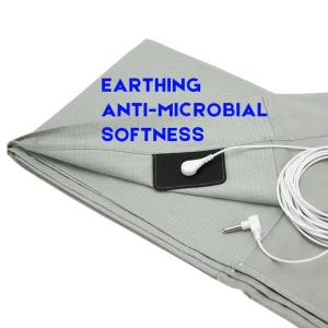 Silver Fiber Cotton Conductive Grounding Earth Anti bacterial Half Sheet for Good Sleep
