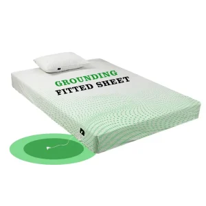 Silver Fiber Cotton Earthing Bed Sheet Anti Static Conductive Grounding Bedding for Better Sleep