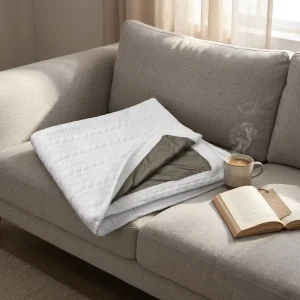 Silver Fiber EMF Shielding Blanket Radiation Protection Throw