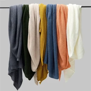 Simple And Elegant Knitted Blankets Sold Directly By Manufacturers Suitable For Multiple Occasions Ml